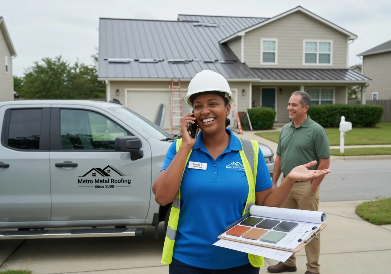 Storm Damage Metal Roof Repair in La Salle, MN